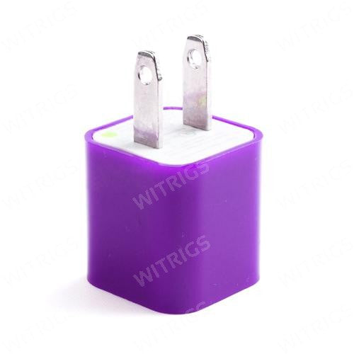 US Standard Charger for iPhone/iPad/iPod Purple