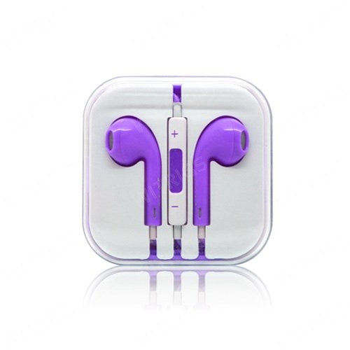 Custom Earphone for iPhone/iPad/iPod Purple