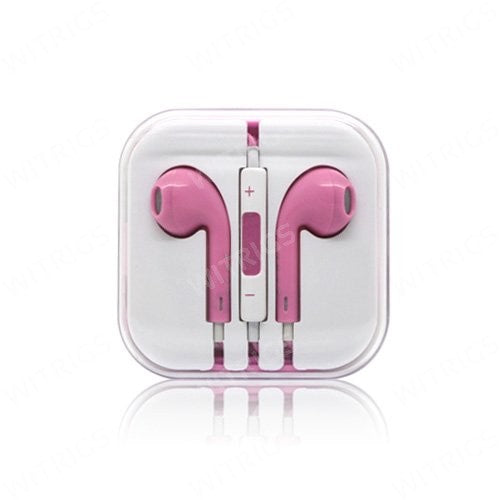 Custom Earphone for iPhone/iPad/iPod Magenta