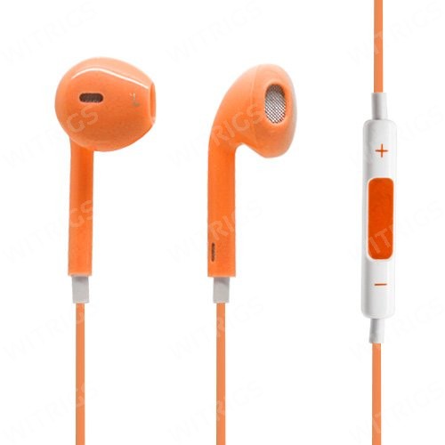 Custom Earphone for iPhone/iPad/iPod Orange