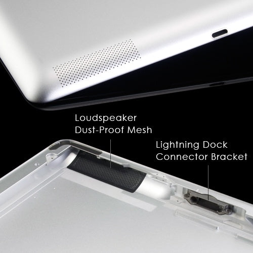 OEM Back Cover for iPad 4 WiFi Version Silver