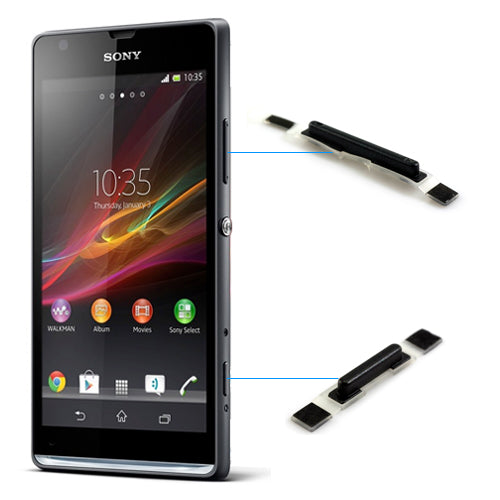 OEM Shutter & Volume Button Set for Sony Xperia SP Black