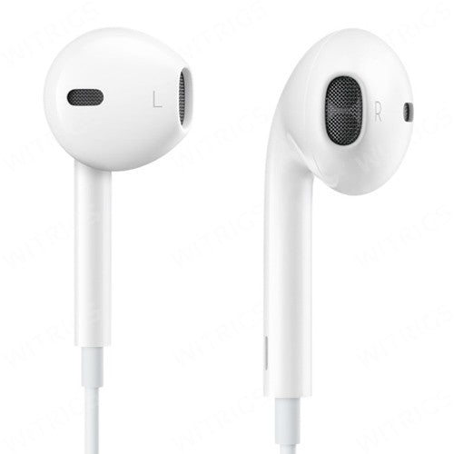 Custom Earphone with Remote and Mic for iPhone/iPad/iPod White