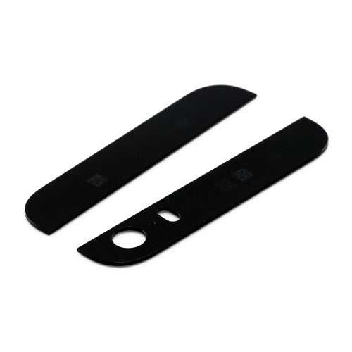 OEM Top and Bottom Back Glass for iPhone 5S Black