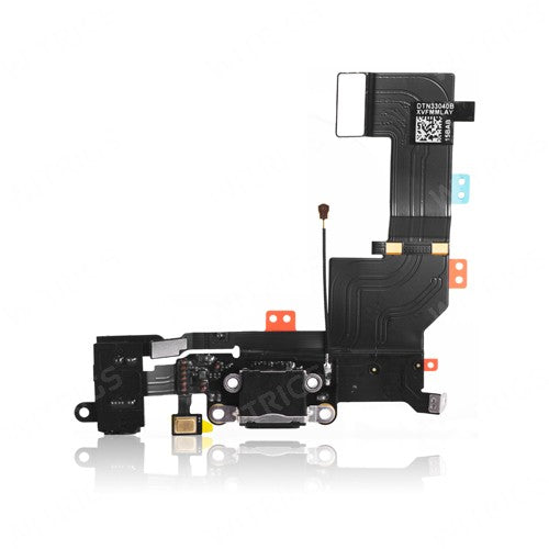 OEM Dock Connector Assembly for iPhone 5S Black