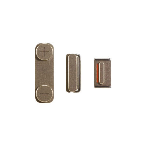 OEM Side Button Set for iPhone 5S Gold