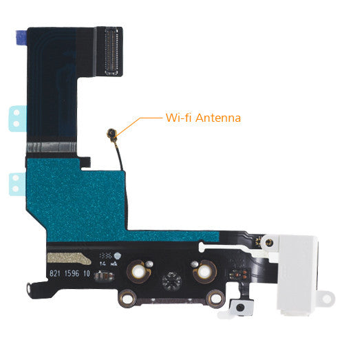 OEM Dock Connector Assembly for iPhone 5S White