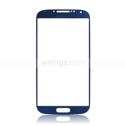 OEM Front Glass for Samsung Galaxy S4 GT-I9505 Arctic Blue