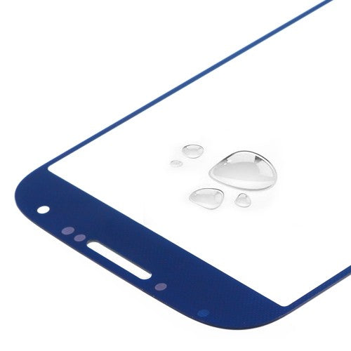 OEM Front Glass for Samsung Galaxy S4 GT-I9505 Arctic Blue