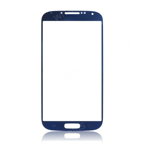 OEM Front Glass for Samsung Galaxy S4 GT-I9500 Arctic Blue