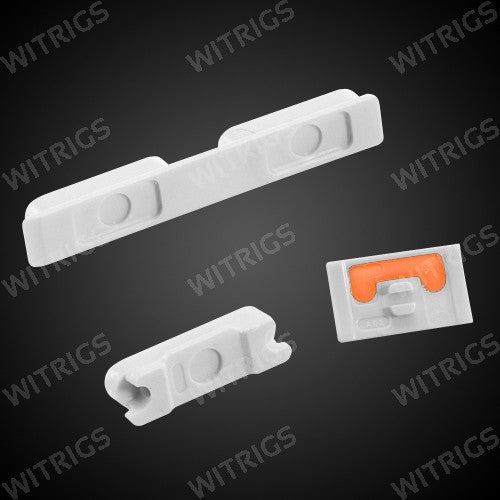 OEM Volume + Mute + Lock Button for iPhone 5C White