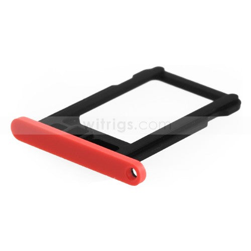 OEM SIM Card Tray for iPhone 5C Red