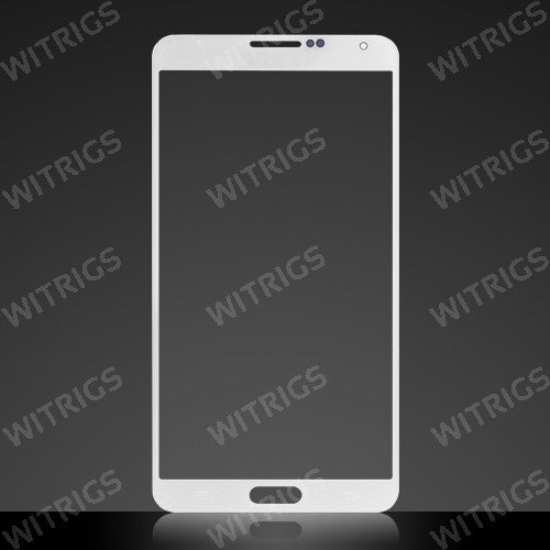 Custom Front Glass for Samsung Galaxy Note 3 SM-N9005 Classic White