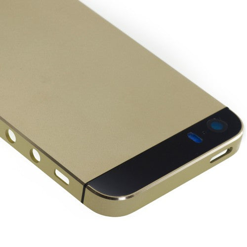 Custom Back Cover for iPhone 5S Black/Gold