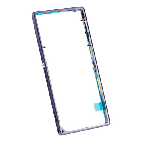 OEM Middle Frame for Sony Xperia Z1 with Small Parts Purple