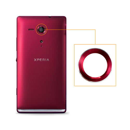 OEM Camera Ring for Sony Xperia SP Red