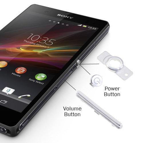 OEM Power & Volume Button for Sony Xperia Z White