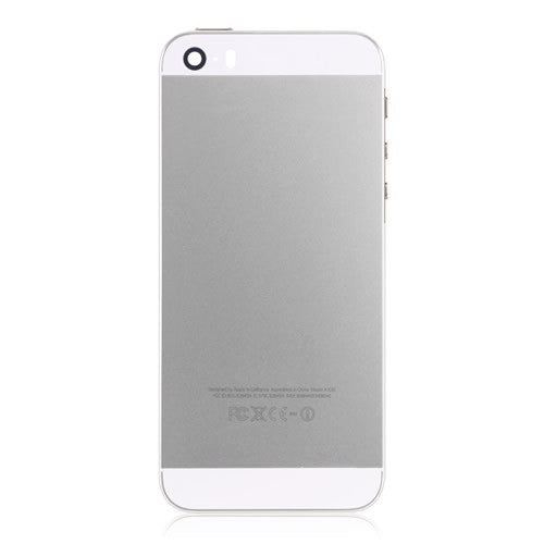 OEM Back Cover with Side Buttons for iPhone 5S Silver