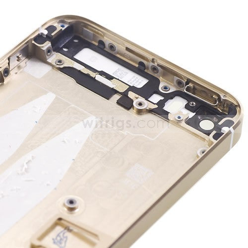 OEM Back Cover with Side Buttons for iPhone 5S Gold