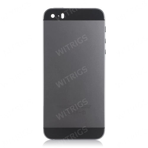 OEM Back Cover with Side Buttons for iPhone 5S Space Grey