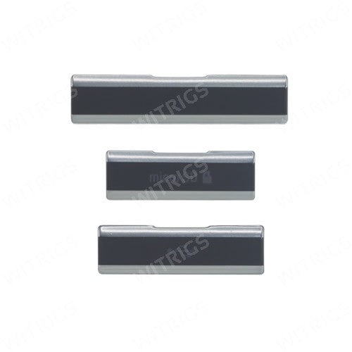 OEM SIM + SD + USB Port Cover Flap for Sony Xperia Z1S Black
