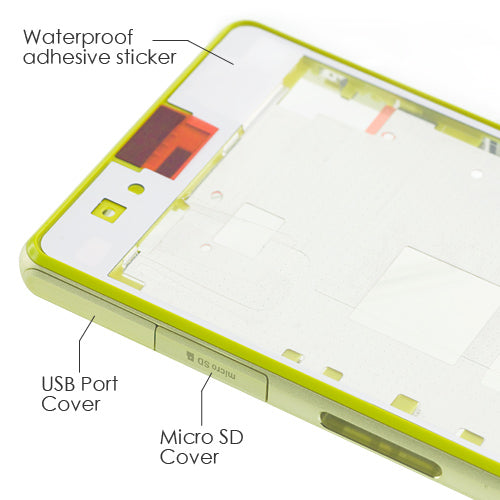OEM Middle Housing for Sony Xperia Z1 Compact Lime