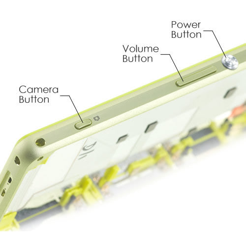 OEM Middle Housing for Sony Xperia Z1 Compact Lime