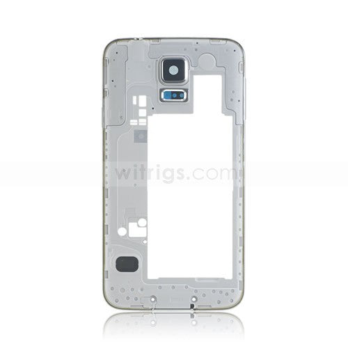 OEM Back frame for Samsung Galaxy S5 SM-G900F Shimmery White