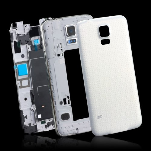 OEM Full Housing for Samsung Galaxy S5 SM-G900F Shimmery White