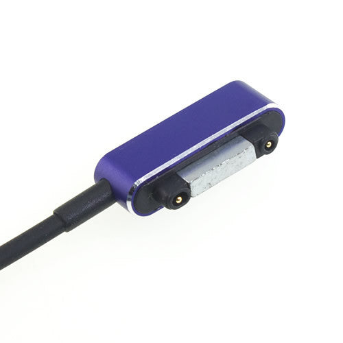 Custom Magnetic Charging Cable for Sony Smartphone Purple