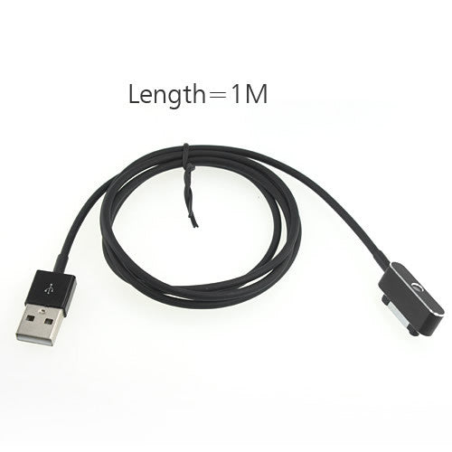 Custom Magnetic Charging Cable for Sony Smartphone Black