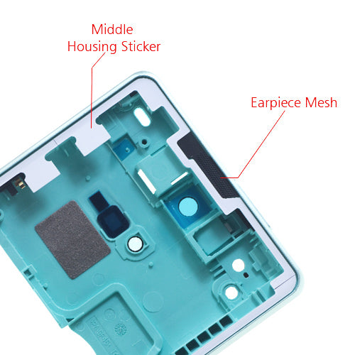 OEM Middle Housing for Sony Xperia ZR Mint