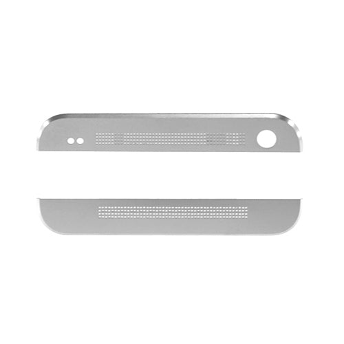 OEM Speaker Cover for HTC One M7 Silver