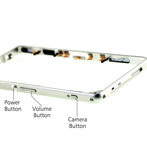 OEM Mid-Frame Assembly for Sony Xperia Z1 Compact White