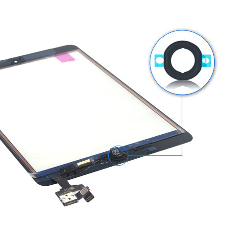 OEM Home Button Rubber Gasket with Sticker for iPad Mini