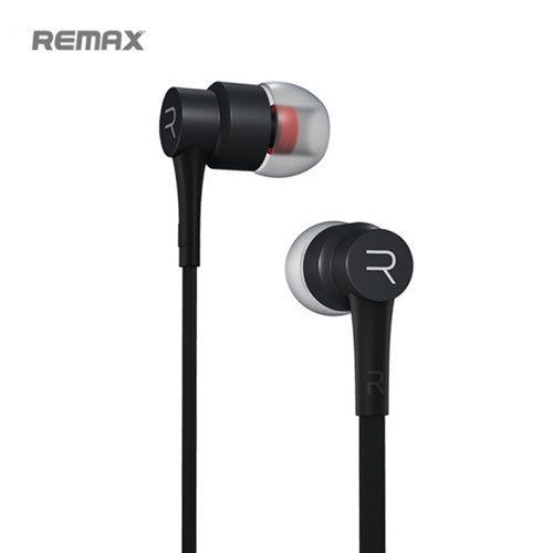 REMAX Flat Noodle Shape In-ear EarPhones Black