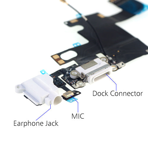 OEM Charging Port Flex for iPhone 6 Gray