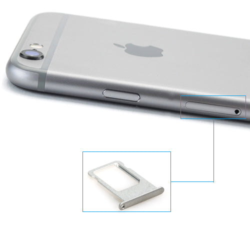 OEM SIM Card Tray for iPhone 6 Plus Silver