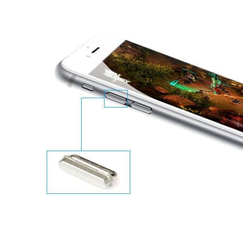 OEM Side Button for iPhone 6/6 Plus Silver