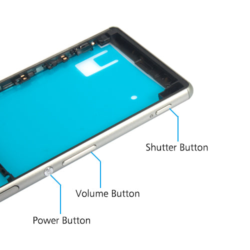 OEM Middle Frame for Sony Xperia Z3 White