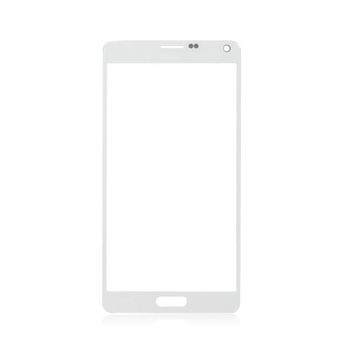 OEM Front Glass for Samsung Galaxy Note 4 White