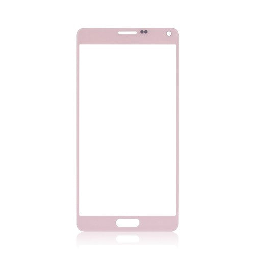 OEM Front Glass for Samsung Galaxy Note 4 Pink