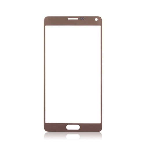 OEM Front Glass for Samsung Galaxy Note 4 Gold