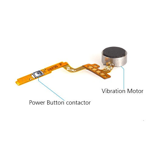 OEM Vibration Motor with Power Button Flex for Samsung Galaxy Note 4