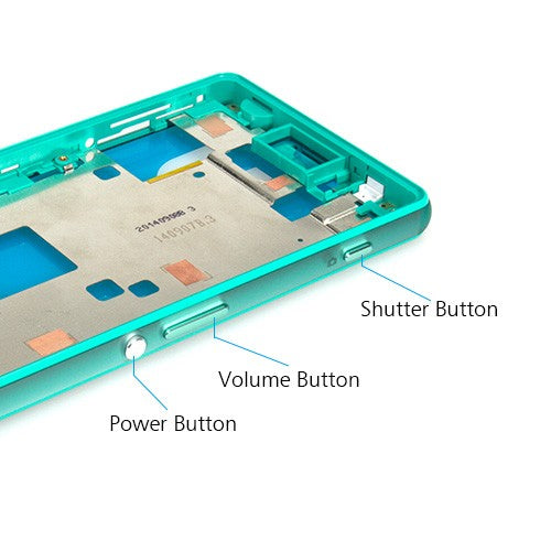 OEM Middle Housing for Sony Xperia Z3 Compact Green