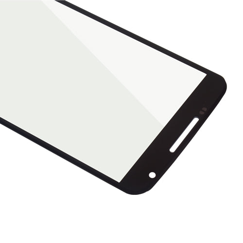 Custom Front Glass for Motorola Nexus 6 Black