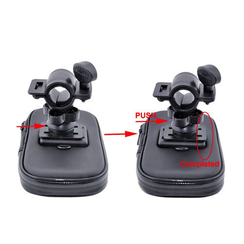 Universal Bicycle Mount Holder for Smart Phone Black