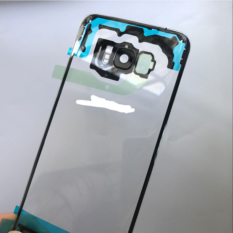 Custom Transparent Battery Cover with Camera Len for Samsung Galaxy S8