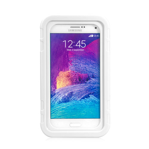 Universal Waterproof Hard Case for Smart Phone White