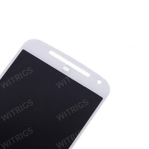 OEM LCD with Digitizer Replacement for Motorola Moto G2 White